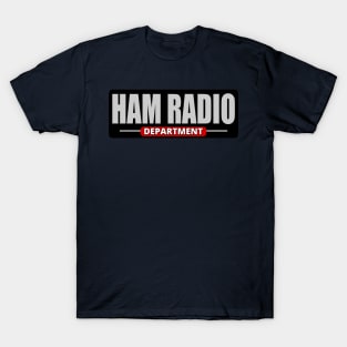 Ham Radio Department Black BG T-Shirt